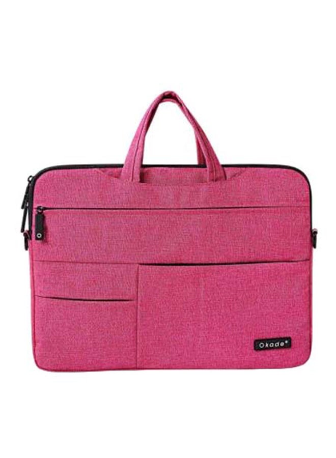 Okade Velvet Laptop Sleeve Pink - Image 1