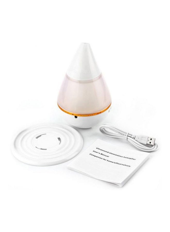 مرطب هواء يعمل بالموجات فوق الصوتية مزود بإضاءة LED سعة 250 مل أبيض/ شفاف/ ذهبي - Image 2