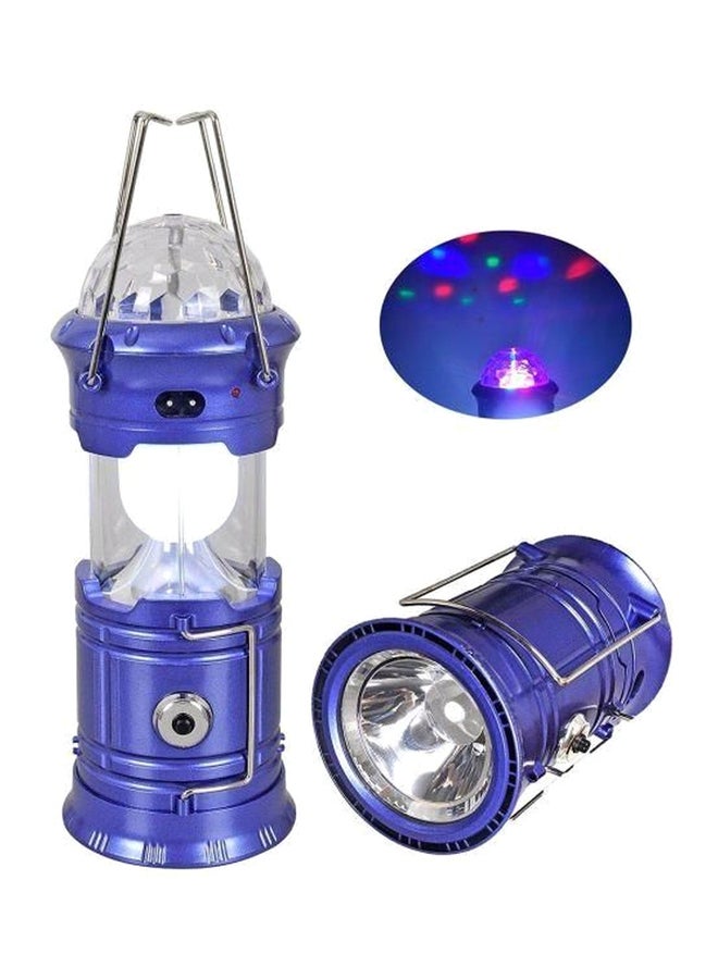 3-In-1 LED Solar Rechargeable Lantern Lamp Multicolour