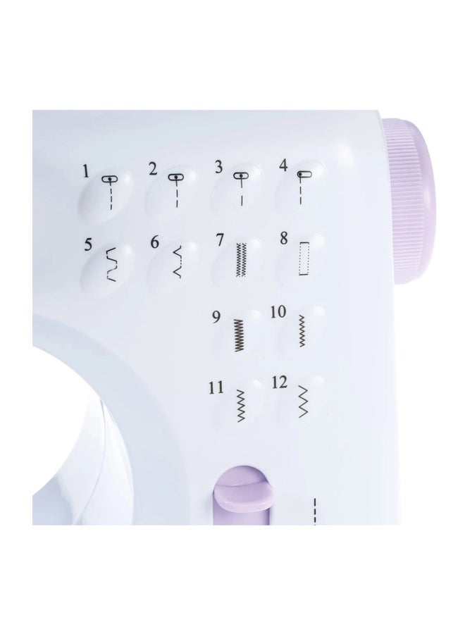 ANSELF Portable Electric Sewing Machine 6V H18510EU White/Purple  - Image 2