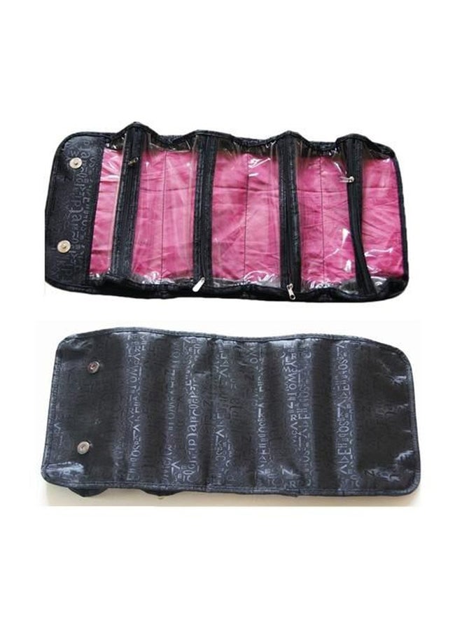 حقيبة مكياج قابلة للطي أسود - Image 3