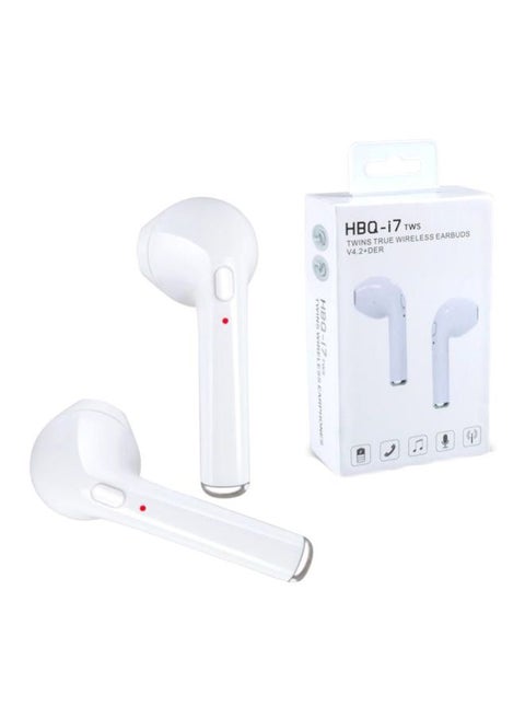 Bluetooth In-Ear Earphones With Mic White