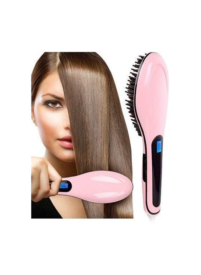 Estelle Hair Straightening Comb Pink/Black  - Image 3