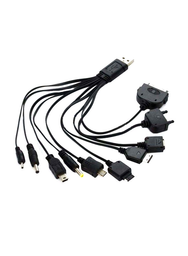 10-In-1 Charging Cable Black  - Image 1