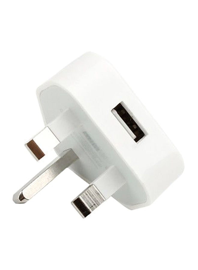 Generic - USB Wall Charger Adapter Plug White - Image 1