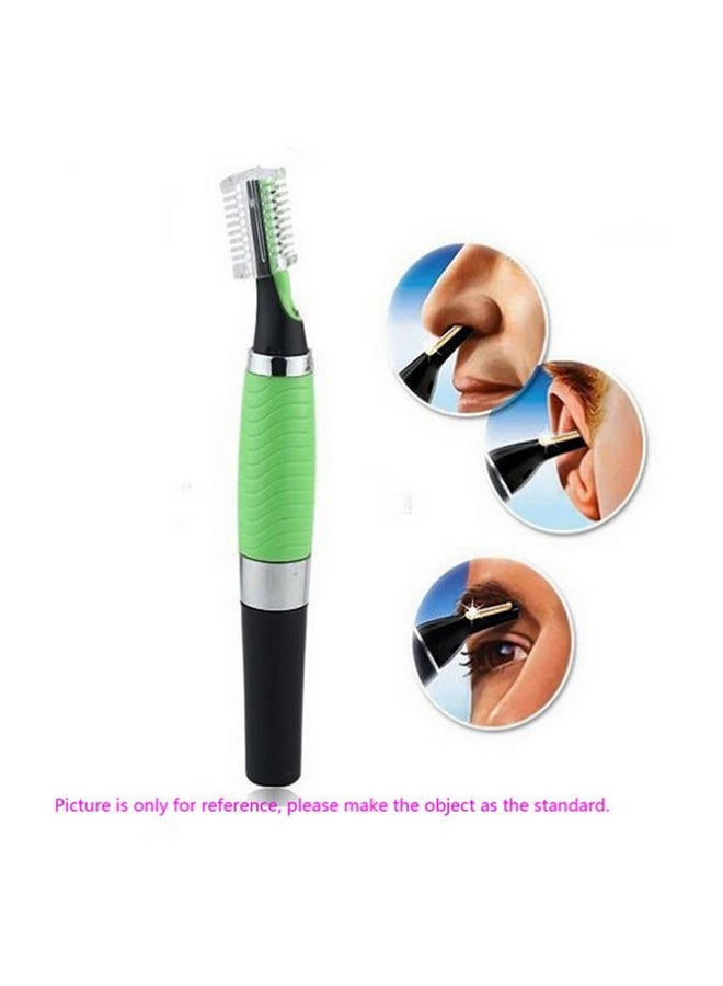 Hair Trimmer With LED Light Green/Black - Image 5