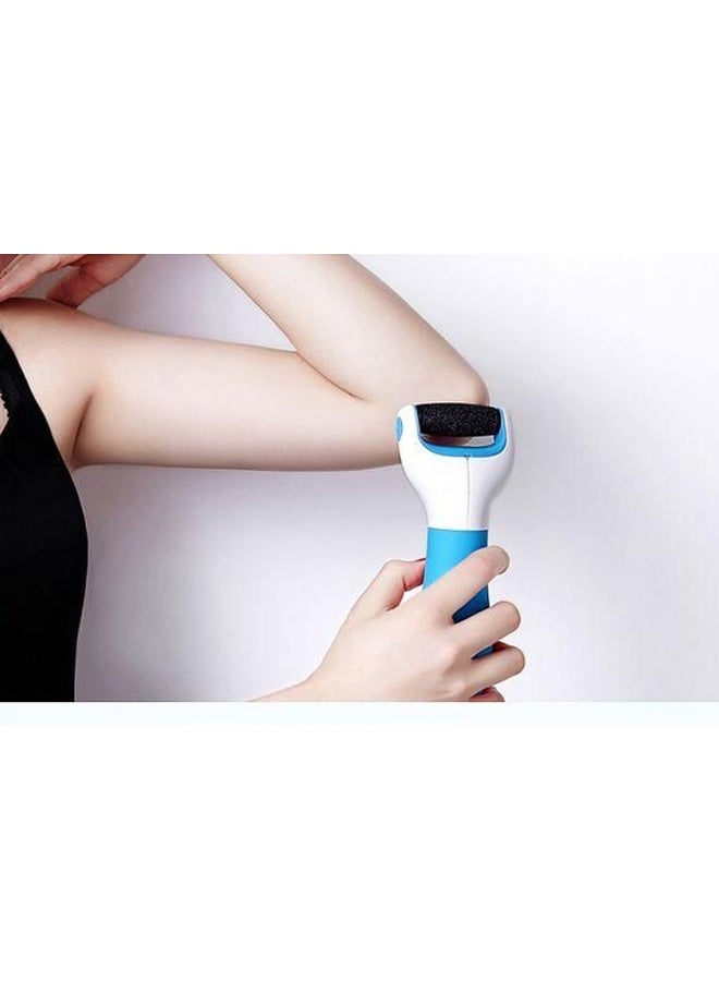 مبرد مخملي ناعم إلكتروني للقدم أزرق/ أبيض/أحمر - Image 4