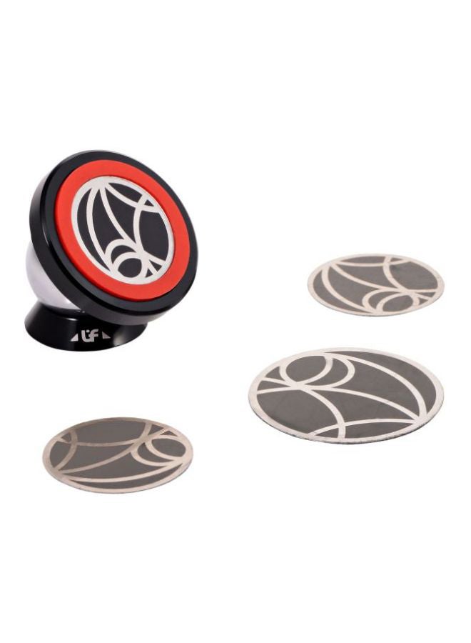 Magnetic Ball Car Mobile Mount Black/Orange/Silver - Image 3