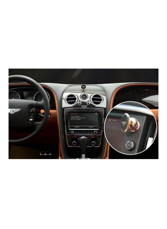 كروني حامل هاتف محمول للسيارة مزود بمغناطيس ذهبي/فضي - Image 3