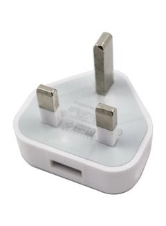 USB Wall Socket Adapter White