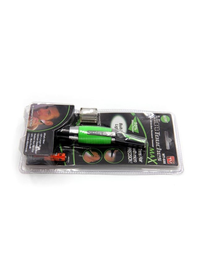 Micro Touch - Hair Trimmer For Men With LED Light Green/Silver - Image 1