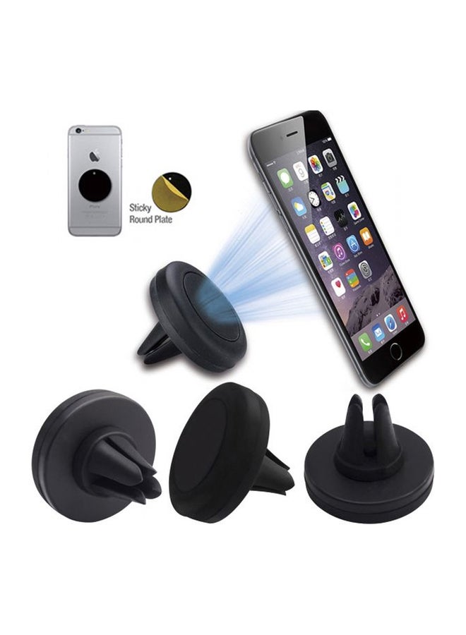 Magnetic Car Air Vent Phone Holder Mount Black - Image 4