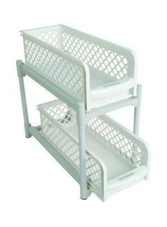 Portable 2 Tier Basket Drawer White - v1552734130/N22358181A_1