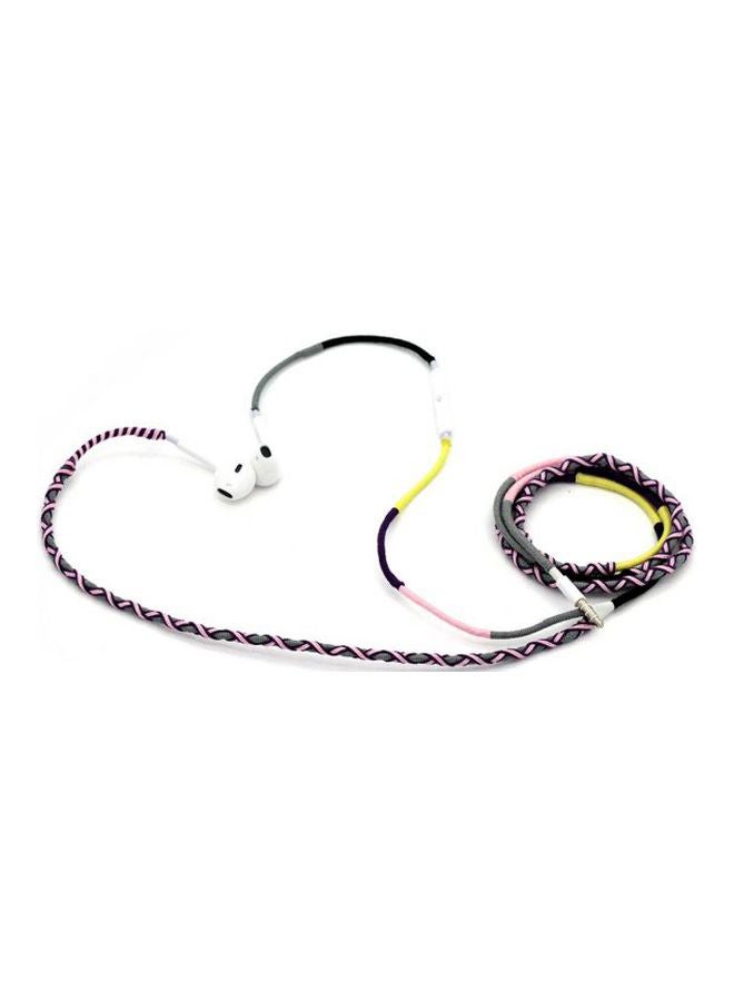 Generic - In-Ear Earphones With Mic White/Pink/Grey - Image 1