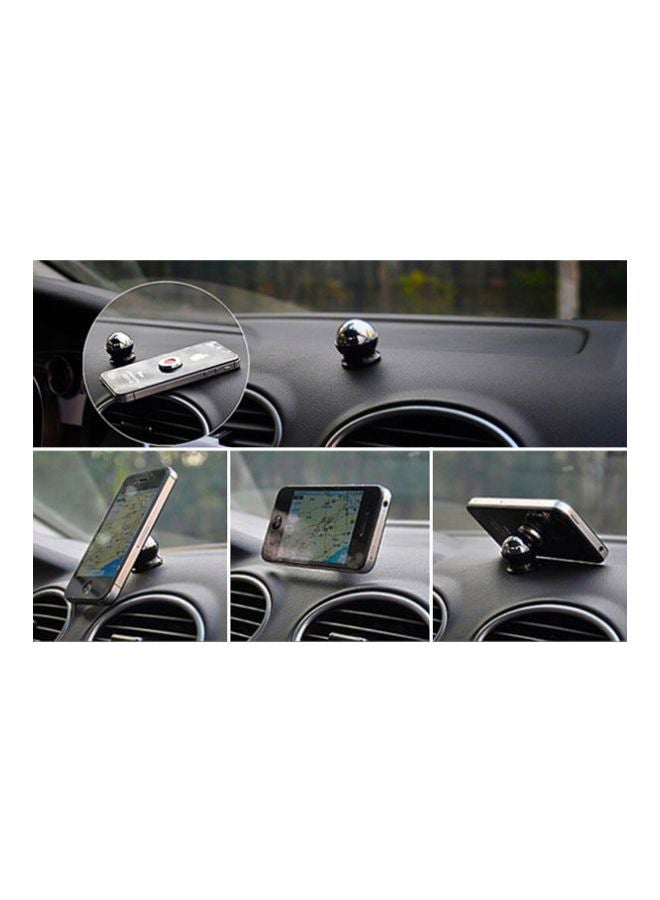 مارجون حامل موبايل مغناطيسي للسيارة أسود/فضي - Image 5