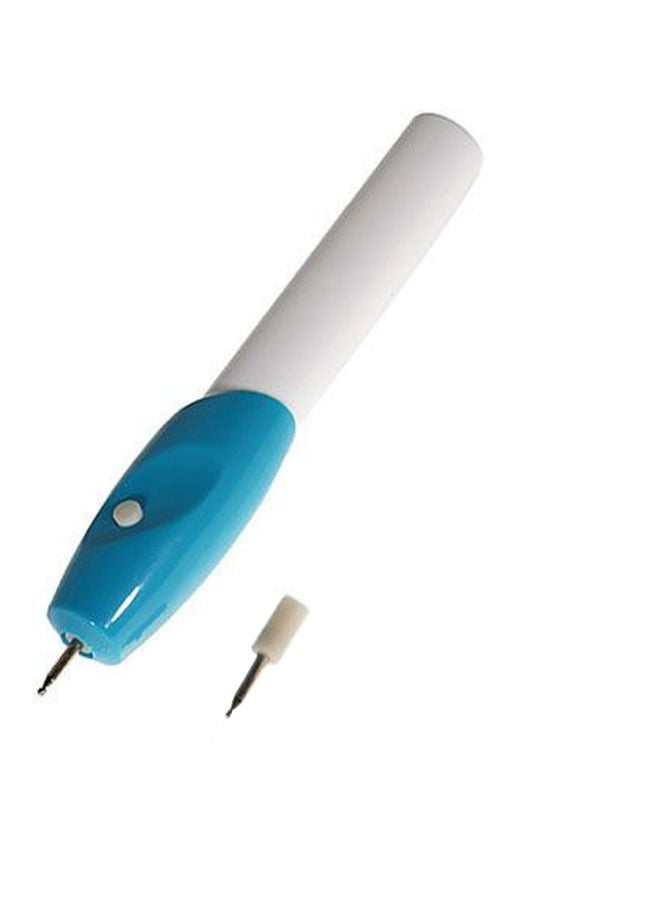 Generic Engraving Pen Tool White/Blue  - Image 1