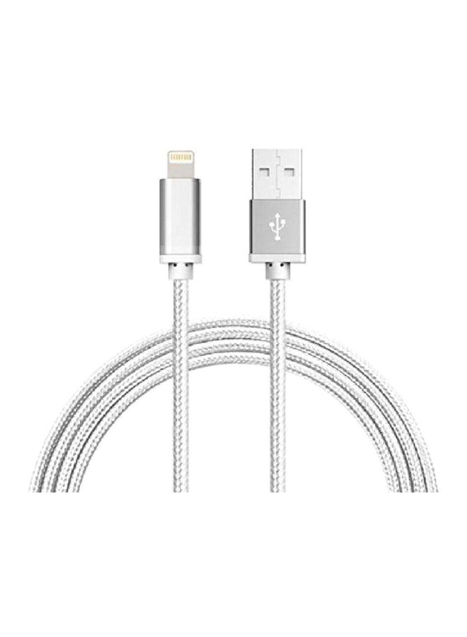 Lightning USB Charging Cable White - Image 1