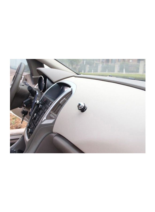 مارجون حامل تثبيت للهاتف المحمول بكرة دوارة أسود/فضي - Image 3