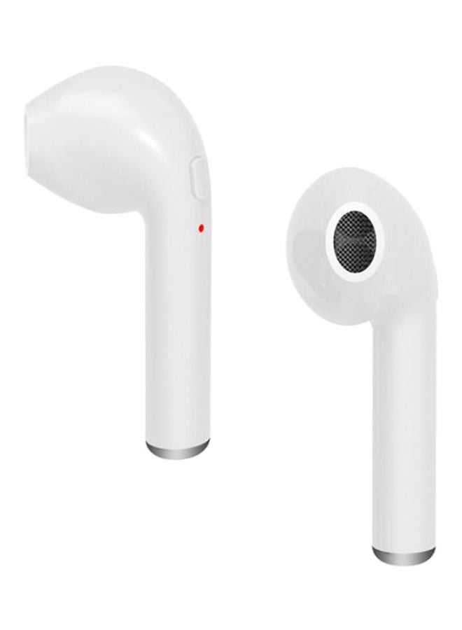 Generic - Bluetooth In-Ear Earphones With Mic White - Image 1