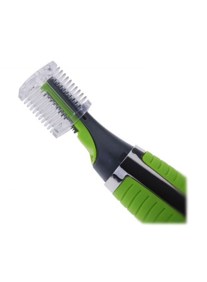 Hair Trimmer With LED Light Green/Black - Image 3