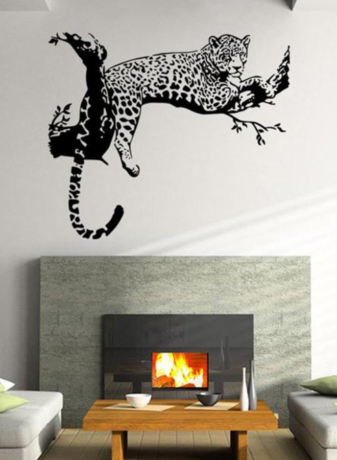 Voberry Leopard Wall Decoration Sticker Black - Image 2