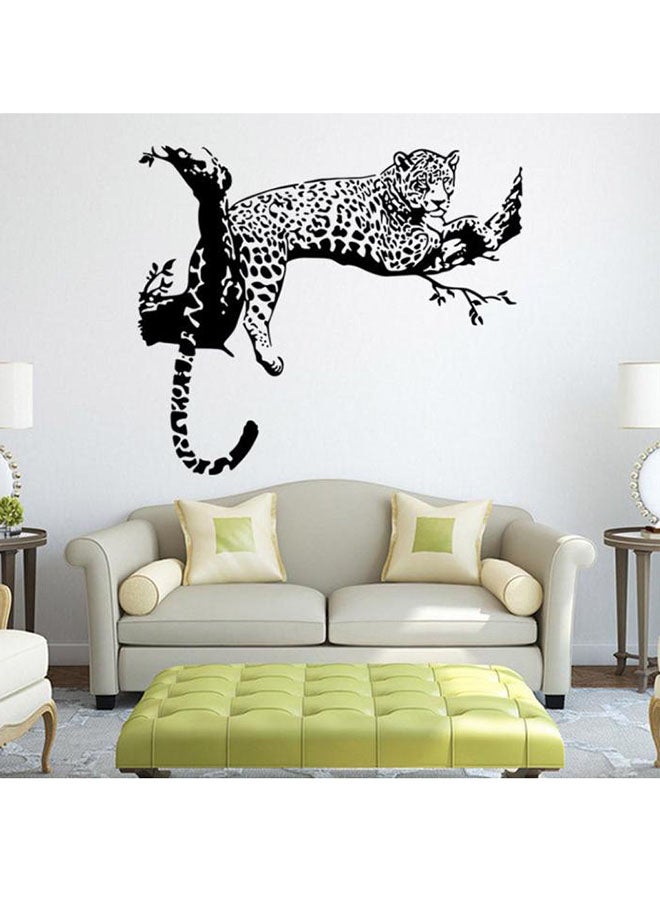 Voberry Leopard Wall Decoration Sticker Black - Image 1