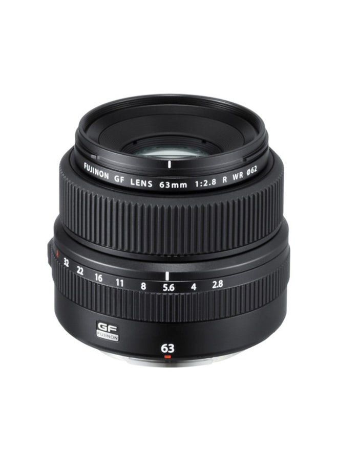 Fujinon - GF 63mm f/2.8 R WR Lens Digital Camera Lens For Fujinon black - Image 1