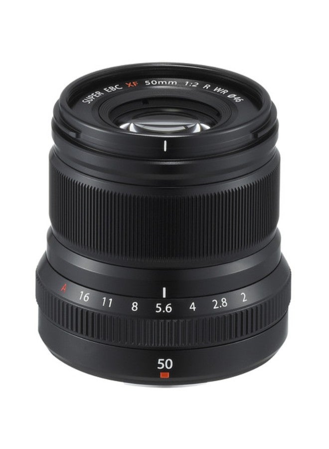 Fujinon XF 50mm F2 R WR Digital Camera Lens Black  - Image 2