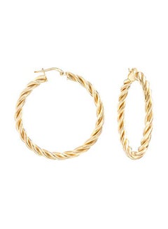 ROSS-SIMONS Sterling Medium Twisted Hoop Earrings 