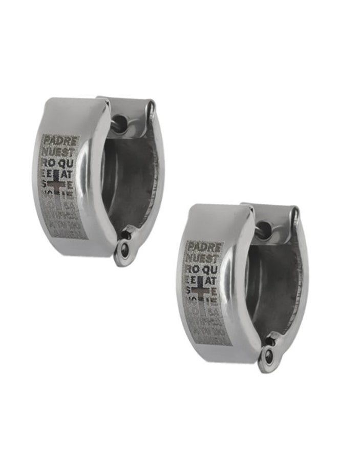 جم ستون كينج أقراط هوجي نويسترو مصنوعة من المعدن