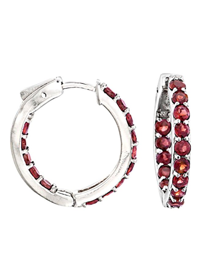 Inside-Outside Sterling Silver Earrings