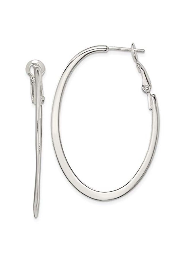 ICE CARATS Round Shape 925 Sterling Silver Earrings