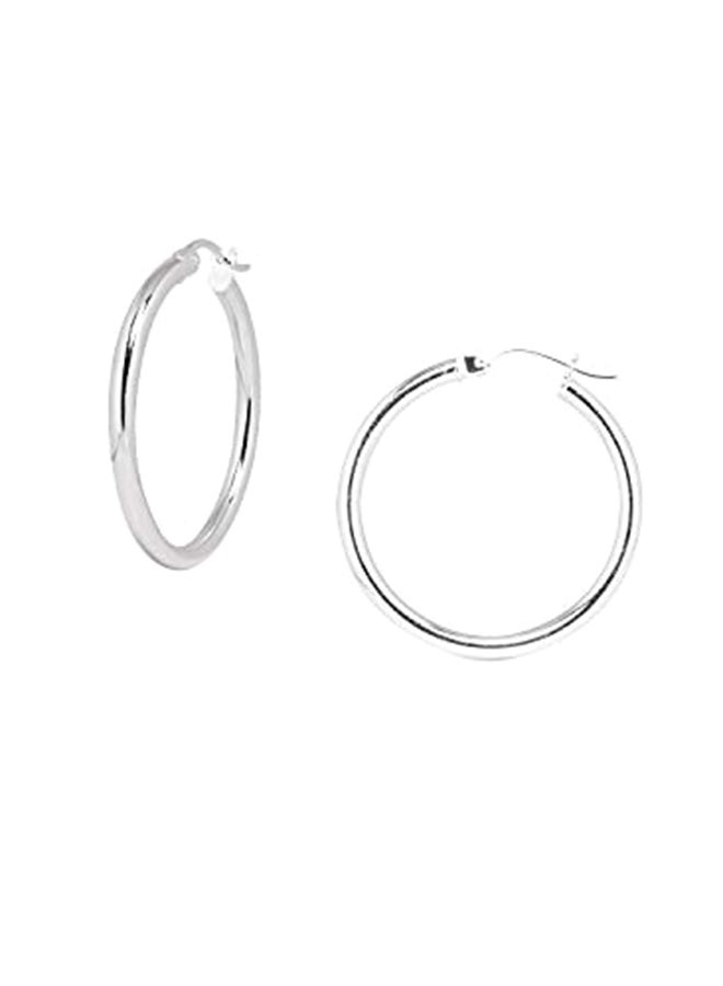 River Island Jewelry - Round Shape Sterling Silver Earrings - Image 1