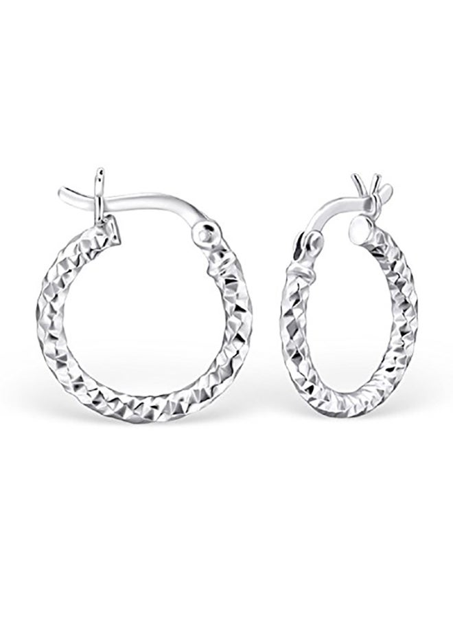 French Lock 925 Sterling Silver Earrings
