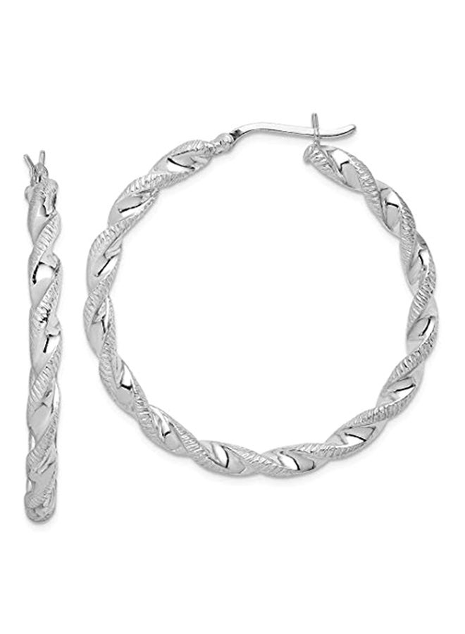 Twist 925 Sterling Silver Earrings - v1552737063/N22349891A_1