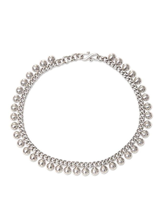 NOVICA Moonlit Path Anklet 