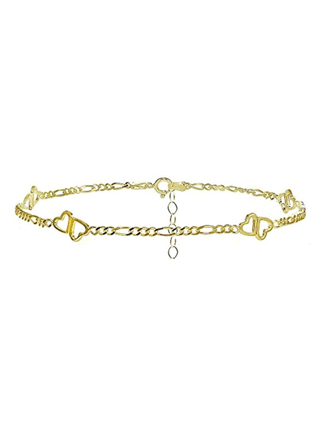 Hoops & Loops - Flashed Metal Anklet - Image 1