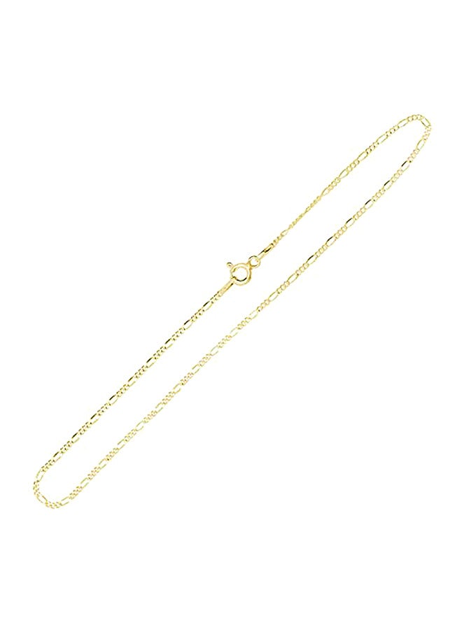 KEZEF Creations 14 Karat Gold Plated Metal Anklet