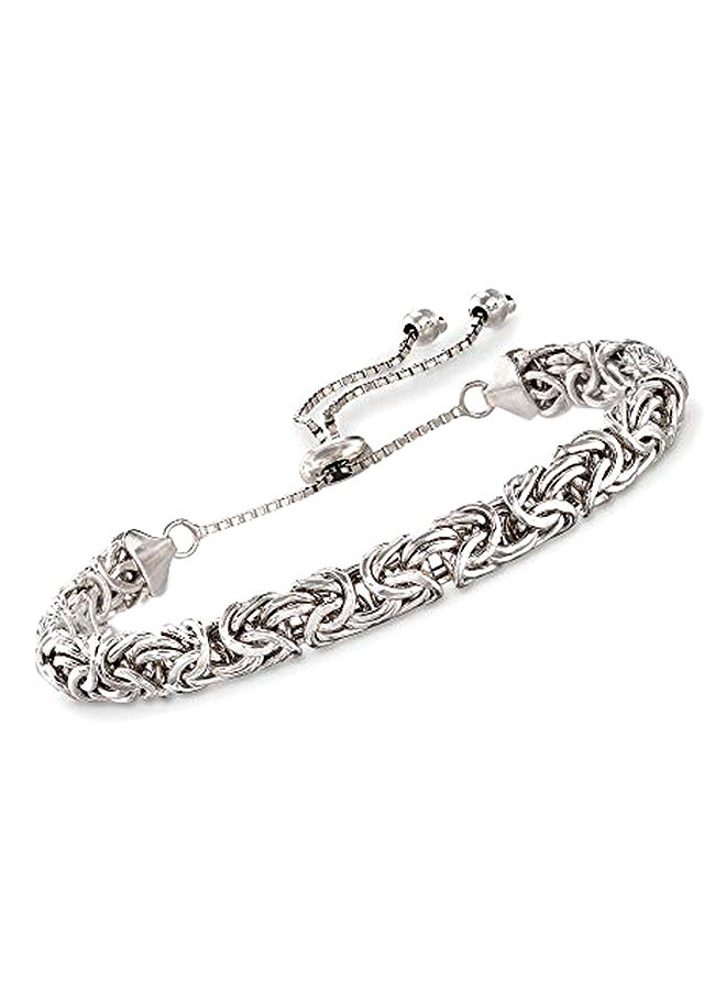 ROSS-SIMONS Byzantine Bolo Sterling Silver Bracelet