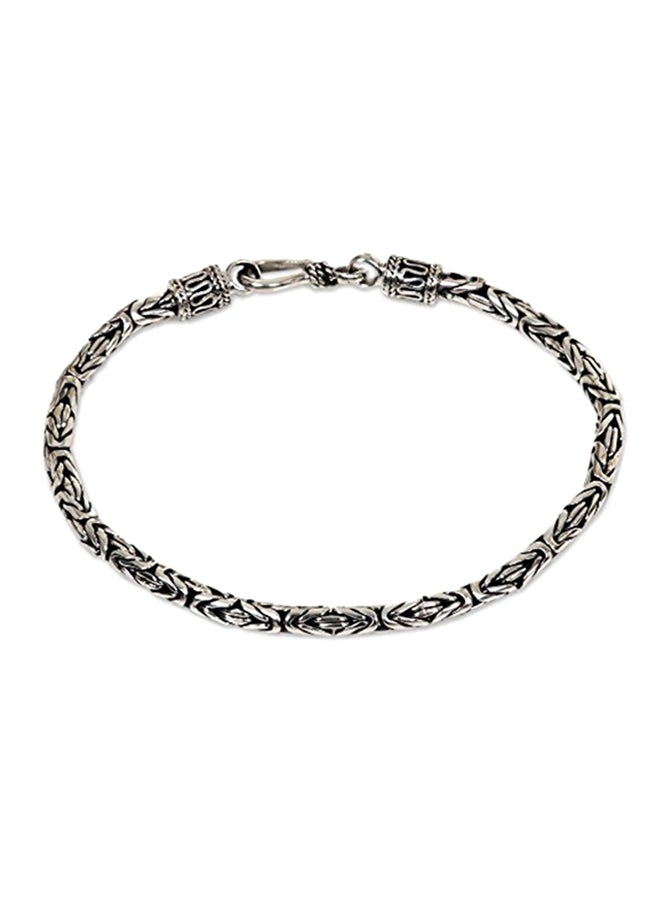 NOVICA Balinese Chain 925 Sterling Silver Bracelet 