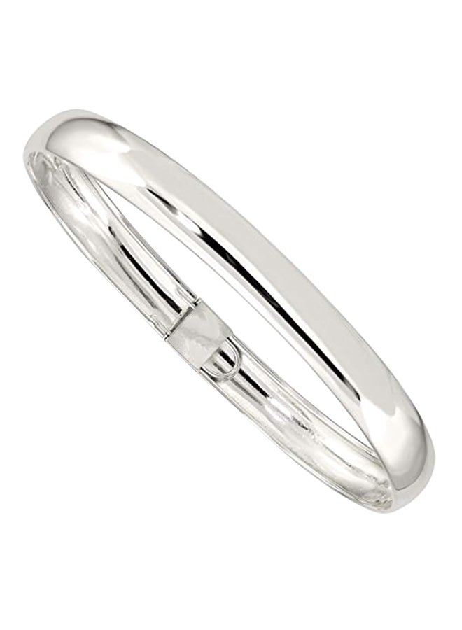 ICE CARATS Flexible 925 Sterling Silver Bracelet