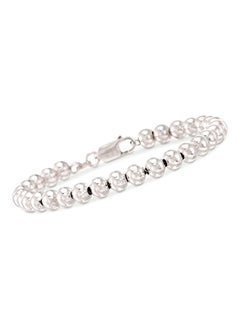 ROSS-SIMONS Polished Bead Sterling Silver Bracelet 
