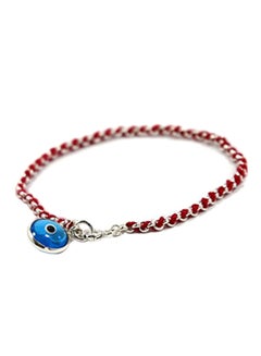 Evil Eye Charm Sterling Silver Bracelet - v1552737206/N22351507A_1