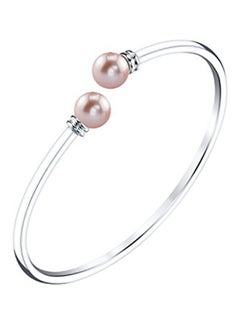 The Pearl Source Freshwater Cultured Pearl Sterling Silver Bracelet 