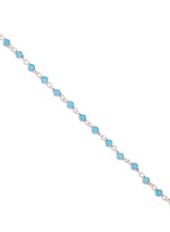 Sonia Jewels Bead Polished 925 Sterling Silver Bracelet 