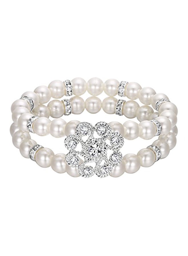 Pear Bead Tone Studded Bracelet - v1552737337/N22353347A_1