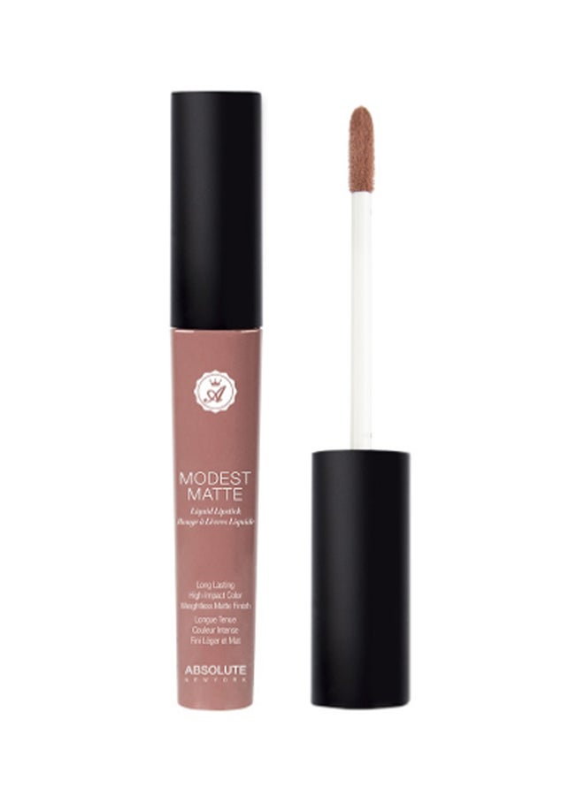 Modest Lacy Lipstick Matte Brown