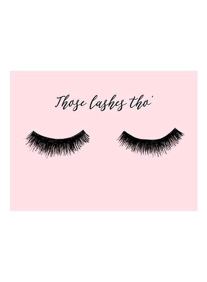 ملصق بعنوان "Lash Chat II" متعدد الألوان