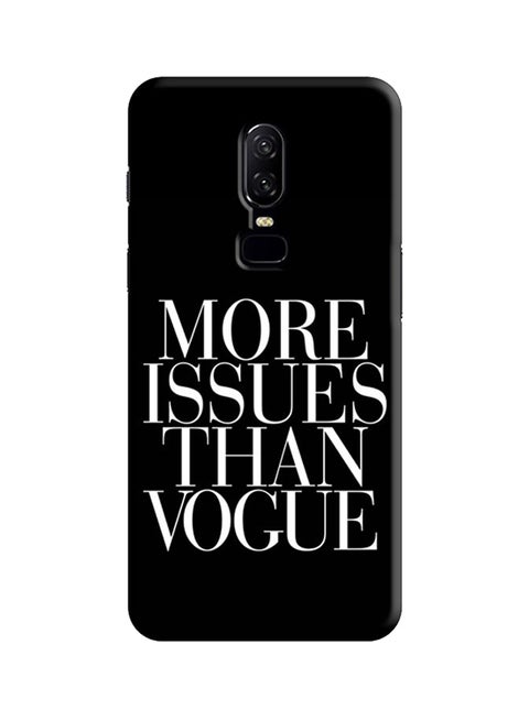 Hard Case Cover For OnePlus 6 Vogue Issues