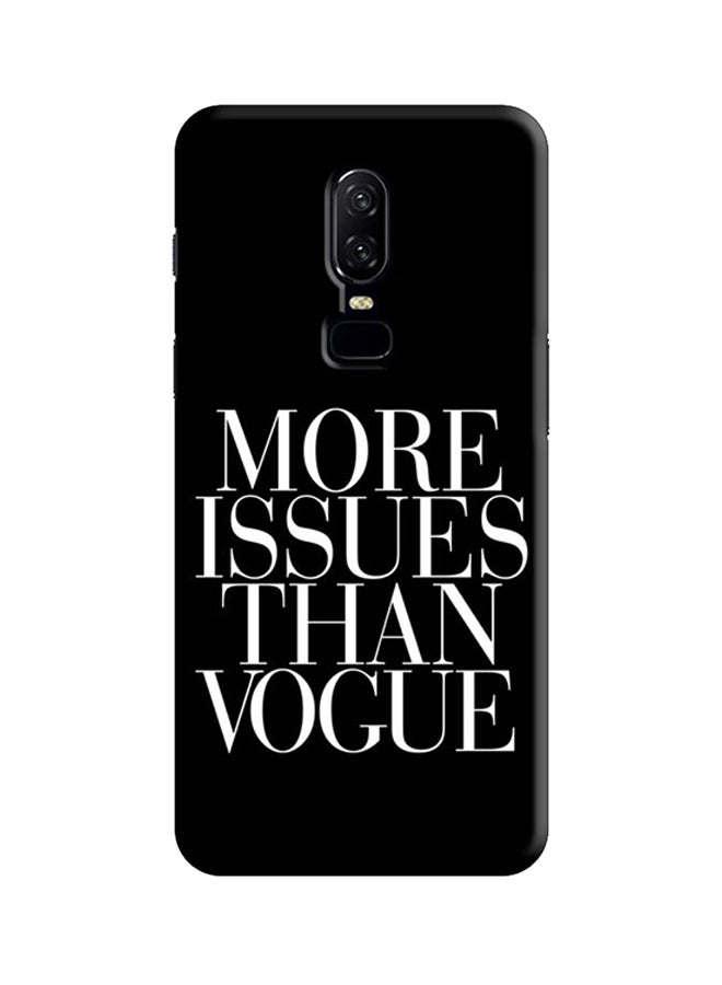 Hard Case Cover For OnePlus 6 Vogue Issues
